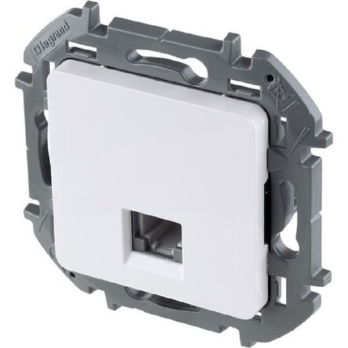 Розетка телефонная без рамки Legrand Inspiria 1-м. RJ11 белый картинка